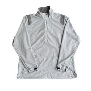 Nike Golf Pullover Jacket Mens Extra Large Gray Dri-FIT Half Zip Windbreaker